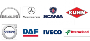 MAN Mercedes Benz SCANIA KUHN VOLVO DAF OVECO Kverneland